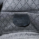 GUCCI Hand Bag Nylon Black Silver 000 0601 Auth ep8657-10