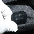GUCCI Hand Bag Nylon Black Silver 000 0601 Auth ep8657-12