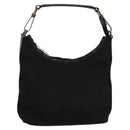 GUCCI Hand Bag Nylon Black Silver 000 0601 Auth ep8657-13