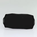 GUCCI Hand Bag Nylon Black Silver 000 0601 Auth ep8657-5
