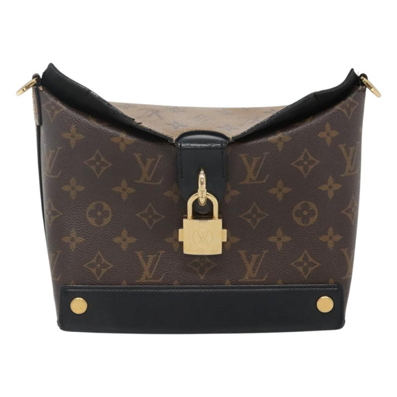 LOUIS VUITTON Monogram Reverse Bento Box PM Shoulder Bag M43518 LV Auth ep8677