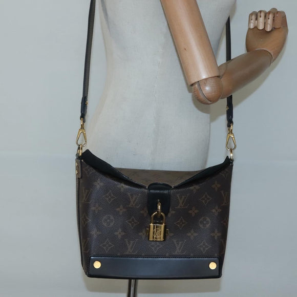LOUIS VUITTON Monogram Reverse Bento Box PM Shoulder Bag M43518 LV Auth ep8677