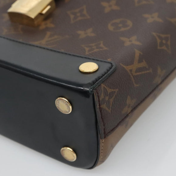 LOUIS VUITTON Monogram Reverse Bento Box PM Shoulder Bag M43518 LV Auth ep8677