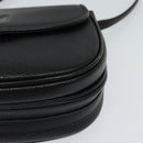 Burberrys Shoulder Bag Leather Black Gold Auth ep8683-11