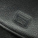 Burberrys Shoulder Bag Leather Black Gold Auth ep8683-14