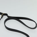 Burberrys Shoulder Bag Leather Black Gold Auth ep8683-8