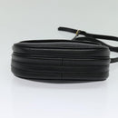 Burberrys Shoulder Bag Leather Black Gold Auth ep8683-9