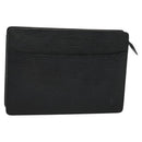 LOUIS VUITTON Epi Pochette Homme Clutch Bag Black Noir M52522 LV Auth ep8688-1
