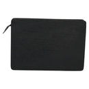 LOUIS VUITTON Epi Pochette Homme Clutch Bag Black Noir M52522 LV Auth ep8688-2