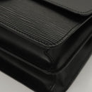 LOUIS VUITTON Epi Bicolor Free Run Shoulder Bag Black Blue M52415 LV Auth ep8692-12