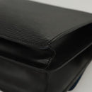 LOUIS VUITTON Epi Bicolor Free Run Shoulder Bag Black Blue M52415 LV Auth ep8692-14