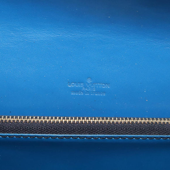 LOUIS VUITTON Epi Bicolor Free Run Shoulder Bag Black Blue M52415 LV Auth ep8692