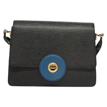 LOUIS VUITTON Epi Bicolor Free Run Shoulder Bag Black Blue M52415 LV Auth ep8692 - 0