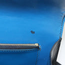 LOUIS VUITTON Epi Bicolor Free Run Shoulder Bag Black Blue M52415 LV Auth ep8692-9