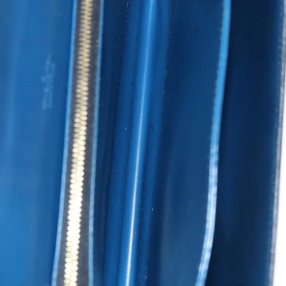 LOUIS VUITTON Epi Bicolor Free Run Shoulder Bag Black Blue M52415 LV Auth ep8692