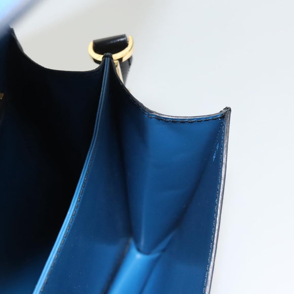 LOUIS VUITTON Epi Bicolor Free Run Shoulder Bag Black Blue M52415 LV Auth ep8692