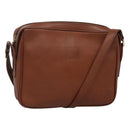 Burberrys Shoulder Bag Leather Brown Gold Auth ep8702-1