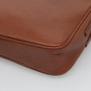 Burberrys Shoulder Bag Leather Brown Gold Auth ep8702-15