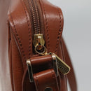 Burberrys Shoulder Bag Leather Brown Gold Auth ep8702-10