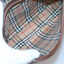 Burberrys Shoulder Bag Leather Brown Gold Auth ep8702-11