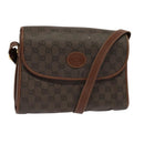 GUCCI GG Canvas Shoulder Bag Brown Gold 001 14 0712 Auth ep8705-1