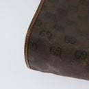 GUCCI GG Canvas Shoulder Bag Brown Gold 001 14 0712 Auth ep8705-12