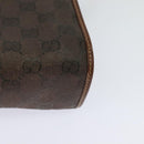 GUCCI GG Canvas Shoulder Bag Brown Gold 001 14 0712 Auth ep8705-13