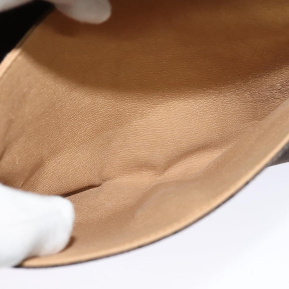 GUCCI GG Canvas Shoulder Bag Brown Gold 001 14 0712 Auth ep8705