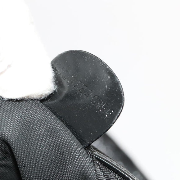 GUCCI Boston Bag Nylon 2way Black Silver 012 3754 0156 Auth ep8709