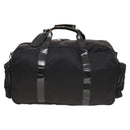 GUCCI Boston Bag Nylon 2way Black Silver 012 3754 0156 Auth ep8709-2