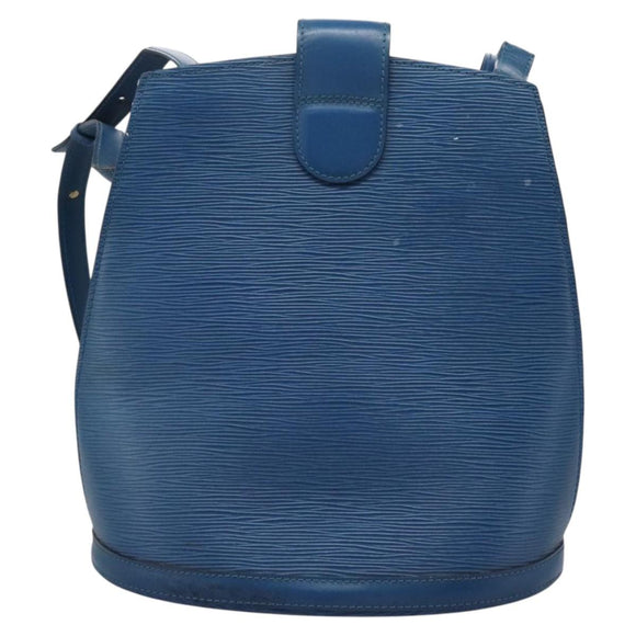 LOUIS VUITTON Epi Cluny Shoulder Bag Blue M52255 LV Auth ep8716