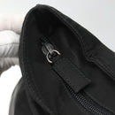 PRADA Tote Bag Nylon Black Silver Auth ep8720-9