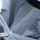 PRADA Tote Bag Nylon Black Silver Auth ep8720-10