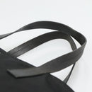PRADA Tote Bag Nylon Black Silver Auth ep8720-14