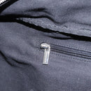 BURBERRY Nova Check Boston Bag PVC Leather Brown Silver Auth ep8729-22