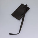 BURBERRY Nova Check Boston Bag PVC Leather Brown Silver Auth ep8729-24