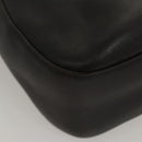 Christian Dior Maris Pearl Shoulder Bag Leather Black Silver Auth ep8734-9