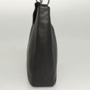 Christian Dior Maris Pearl Shoulder Bag Leather Black Silver Auth ep8734-3