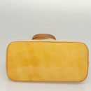 LOUIS VUITTON Monogram Vernis Houston Hand Bag Beige M91004 LV Auth ep8736-6