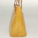 LOUIS VUITTON Monogram Vernis Houston Hand Bag Beige M91004 LV Auth ep8736-5