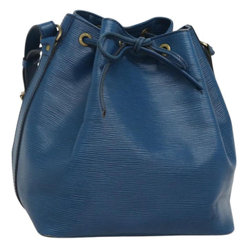 LOUIS VUITTON Epi Petit Noe Shoulder Bag Blue M44105 LV Auth ep8738
