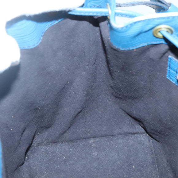 LOUIS VUITTON Epi Petit Noe Shoulder Bag Blue M44105 LV Auth ep8738