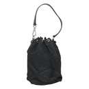 PRADA Hand Pouch Nylon Black Auth ep8754-1