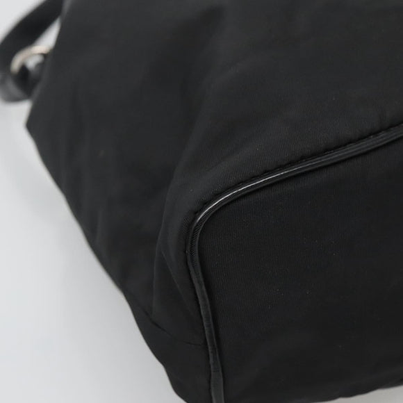 PRADA Hand Pouch Nylon Black Auth ep8754