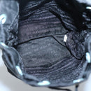 PRADA Hand Pouch Nylon Black Auth ep8754-16