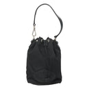 PRADA Hand Pouch Nylon Black Auth ep8754-2