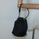 PRADA Hand Pouch Nylon Black Auth ep8754-21