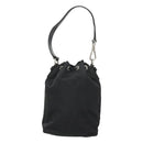 PRADA Hand Pouch Nylon Black Auth ep8754-3
