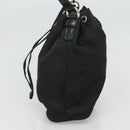 PRADA Hand Pouch Nylon Black Auth ep8754-5