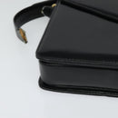 GUCCI Shoulder Bag Leather Black Gold 001 109 0436 Auth ep8756-11